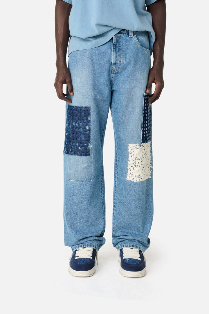 AXEL ARIGATO Patchwork Relaxed Jeans - Dale