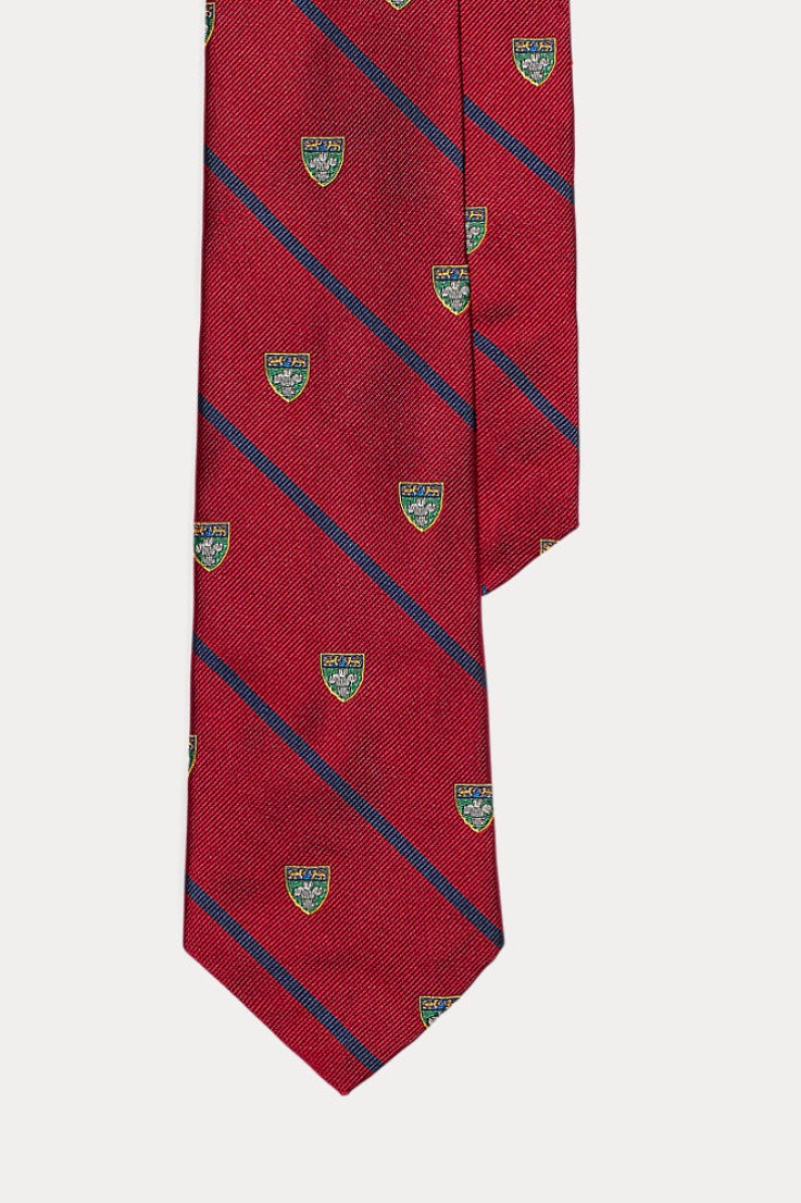 POLO RALPH LAUREN Striped Silk Repp Narrow Club Tie - Dale