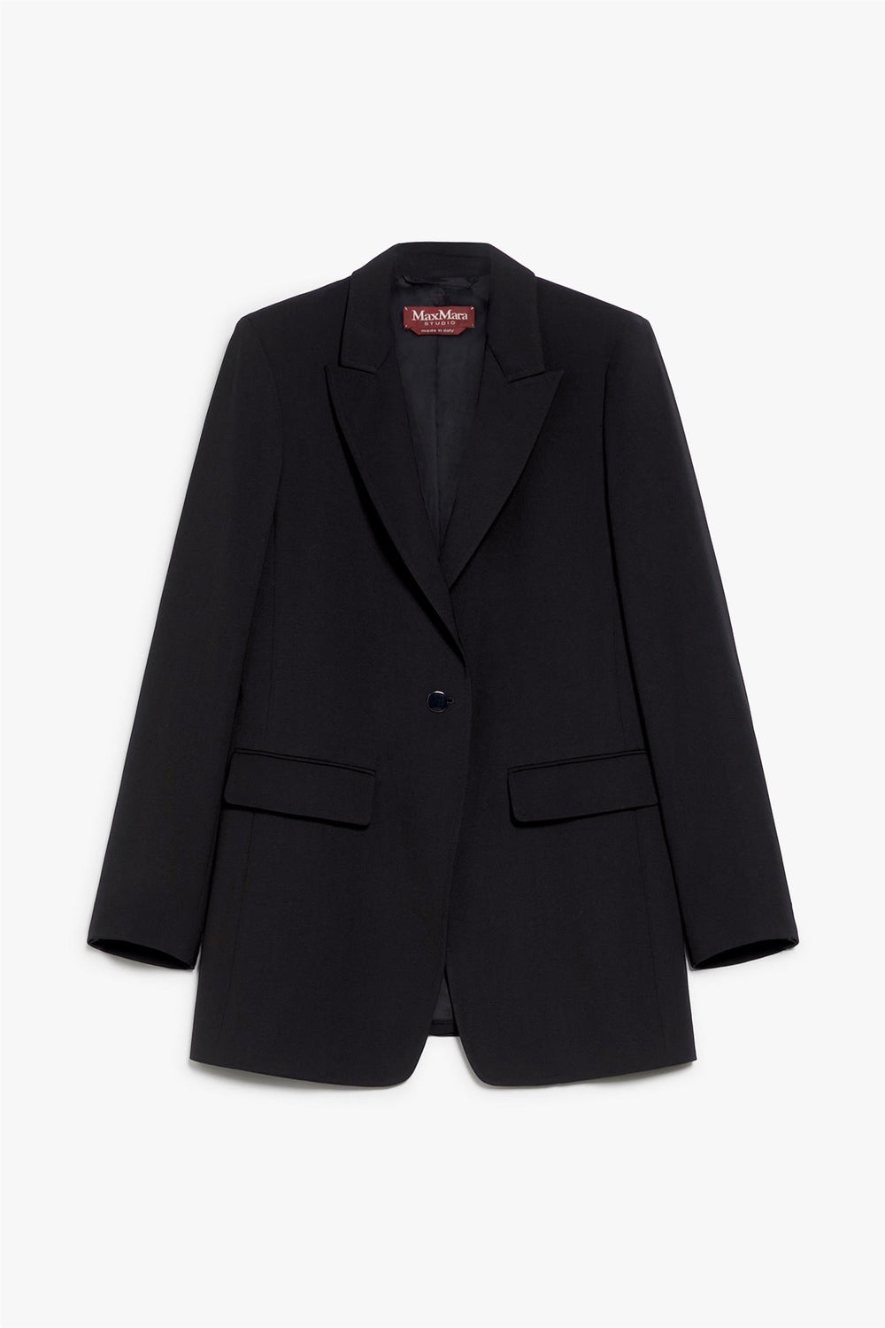 MAX MARA Titty Crepe Wool Blazer - Dale