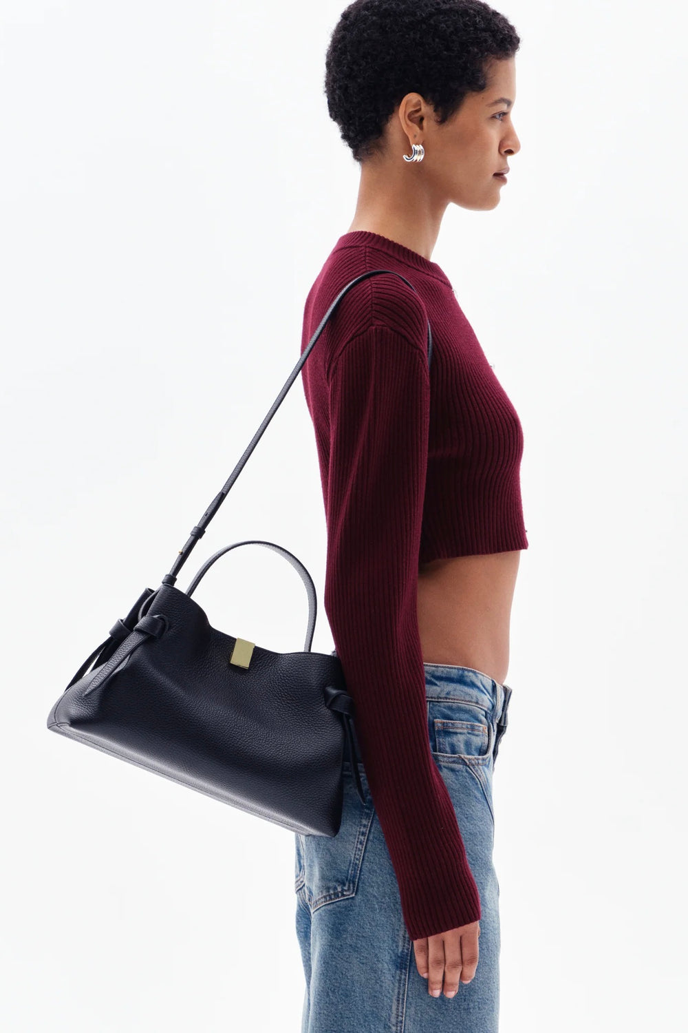 YUZEFI Gyoza Handbag Black - Dale