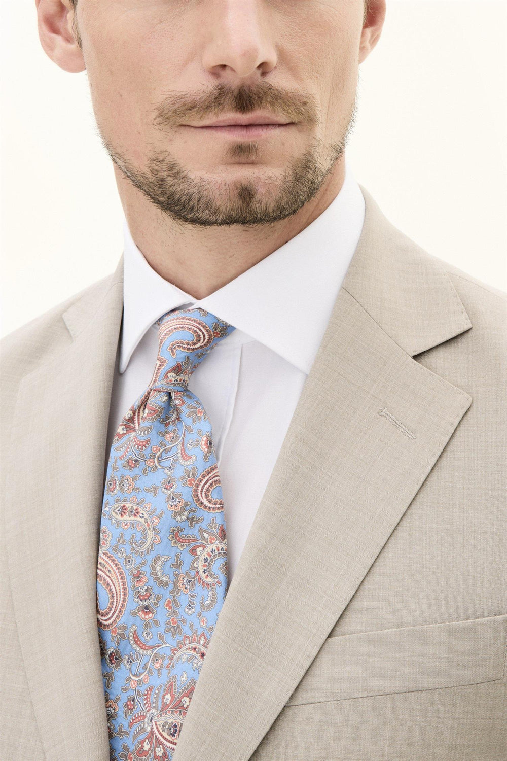 OSCAR JACOBSON Fogerty Blazer Nubuck Beige - Dale