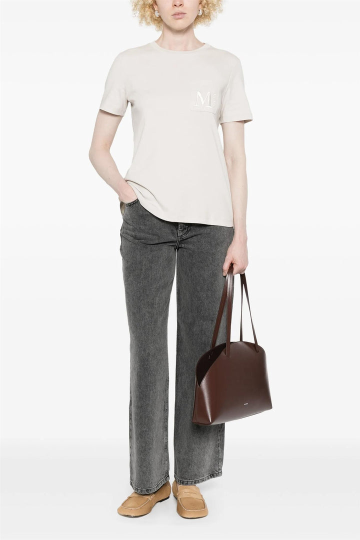 MAX MARA S' Madera T-shirt Light Beige - Dale