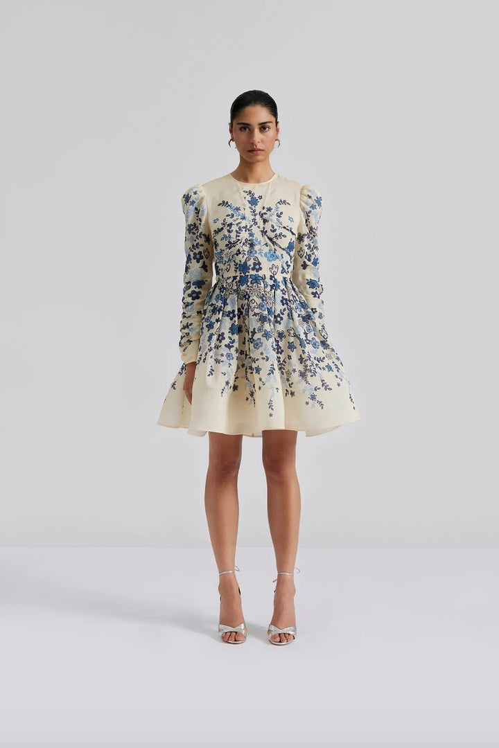 BY MALINA - Leoni silk blend mini dress - Dale