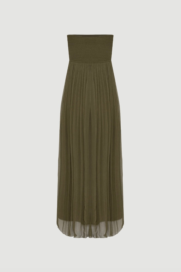 ENVELOPE 1976 Amalfi Dress Dark Olive - Dale