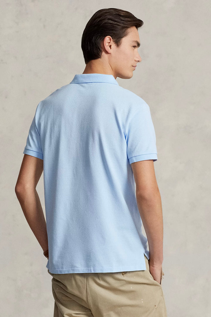 POLO RALPH LAUREN The Iconic Mesh Polo Shirt Office Blue - Dale