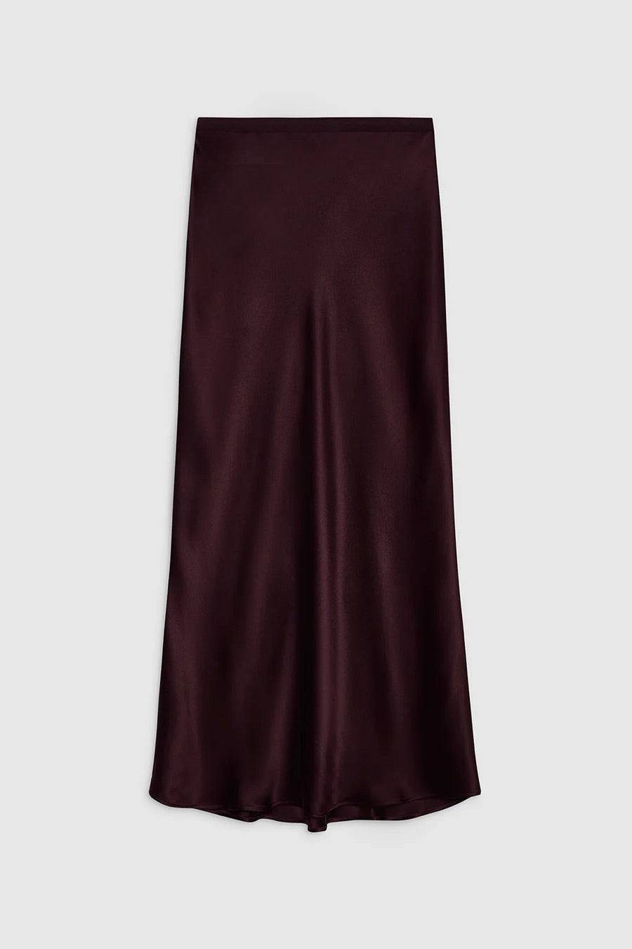 ANINE BING Bar Silk Skirt Bordeaux - Dale