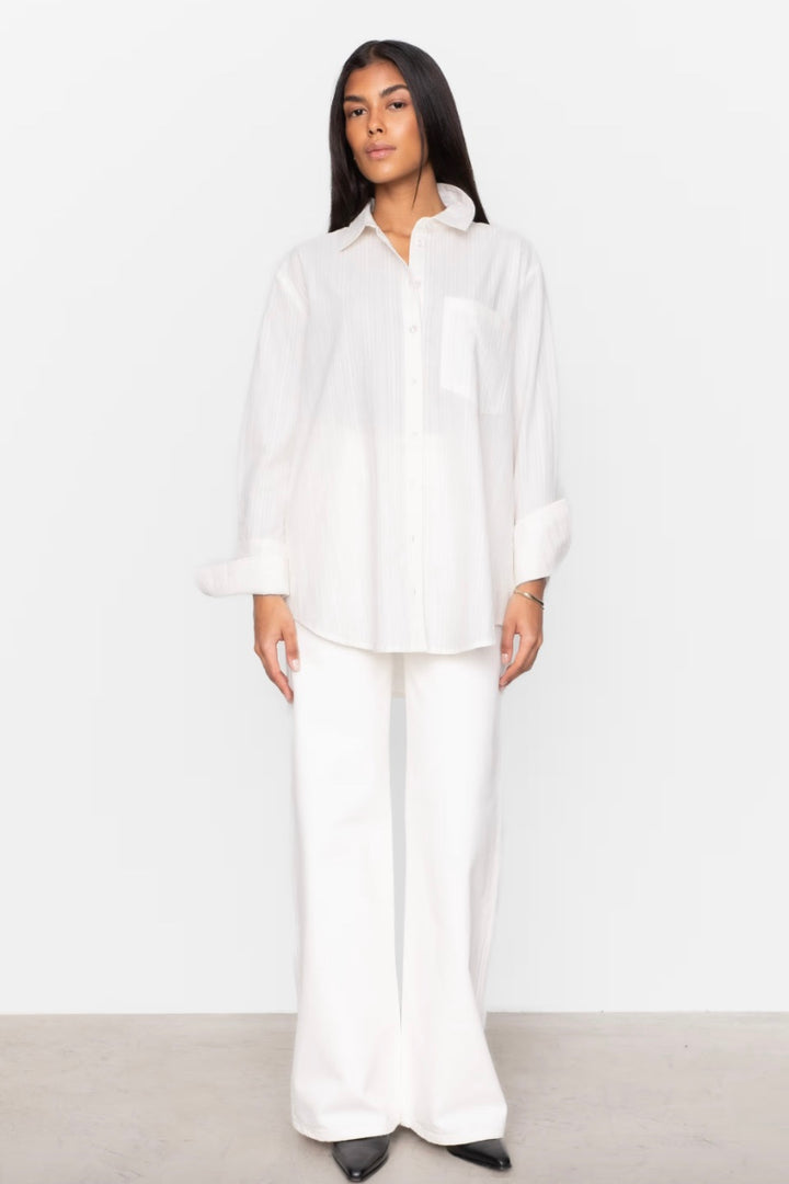 CAMILLA PIHL Bibi Crepe Shirt White - Dale