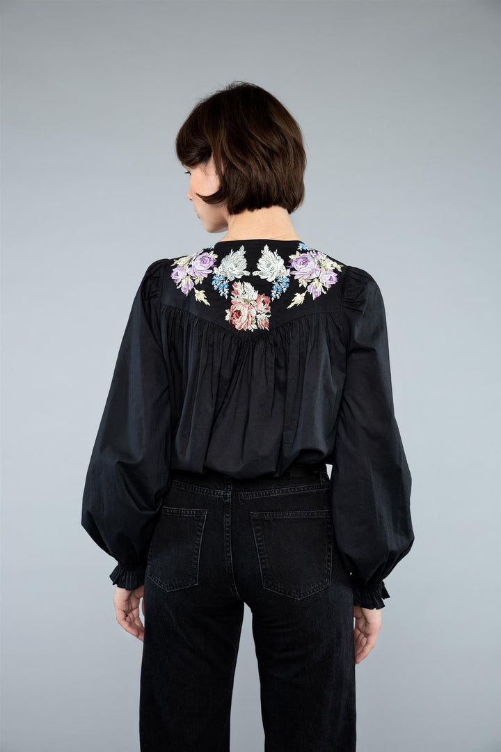PIA TJELTA Oda Blouse Black - Dale