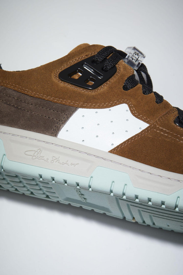 ACNE STUDIOS - Low Top Sneakers White/Brown - Dale