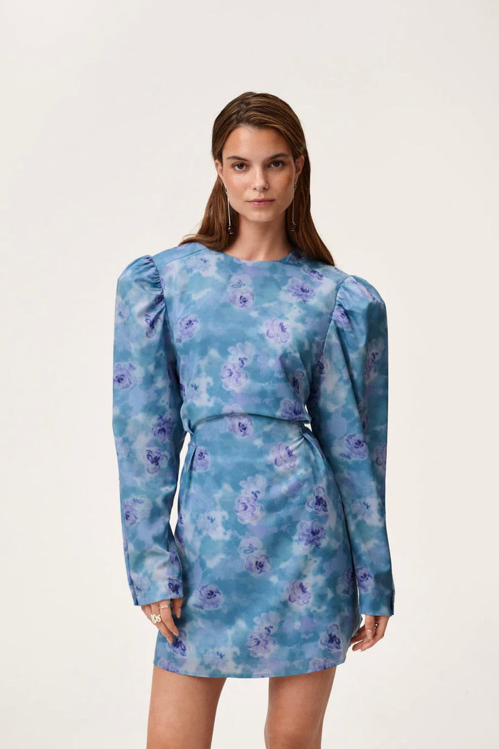 ADOORE Cannes Mini Dress Dusty Blue - Dale