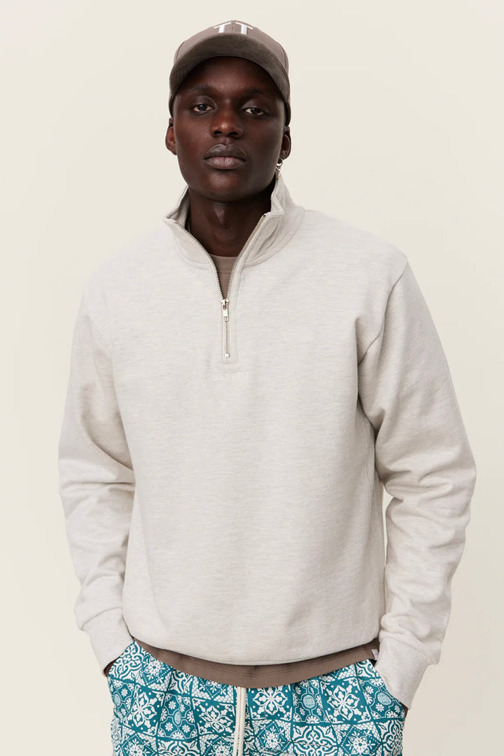 LES DEUX Dexter Half-Zip Sweatshirt - Dale