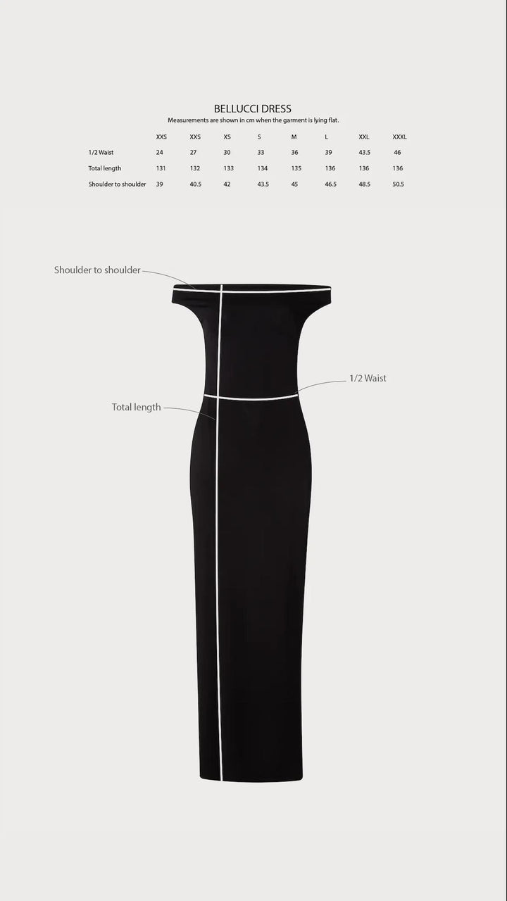 AVORA BELLUCCI DRESS BLACK - Dale