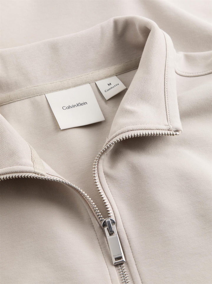 CALVIN KLEIN Tech Interlock Quarter-Zip Dove - Dale