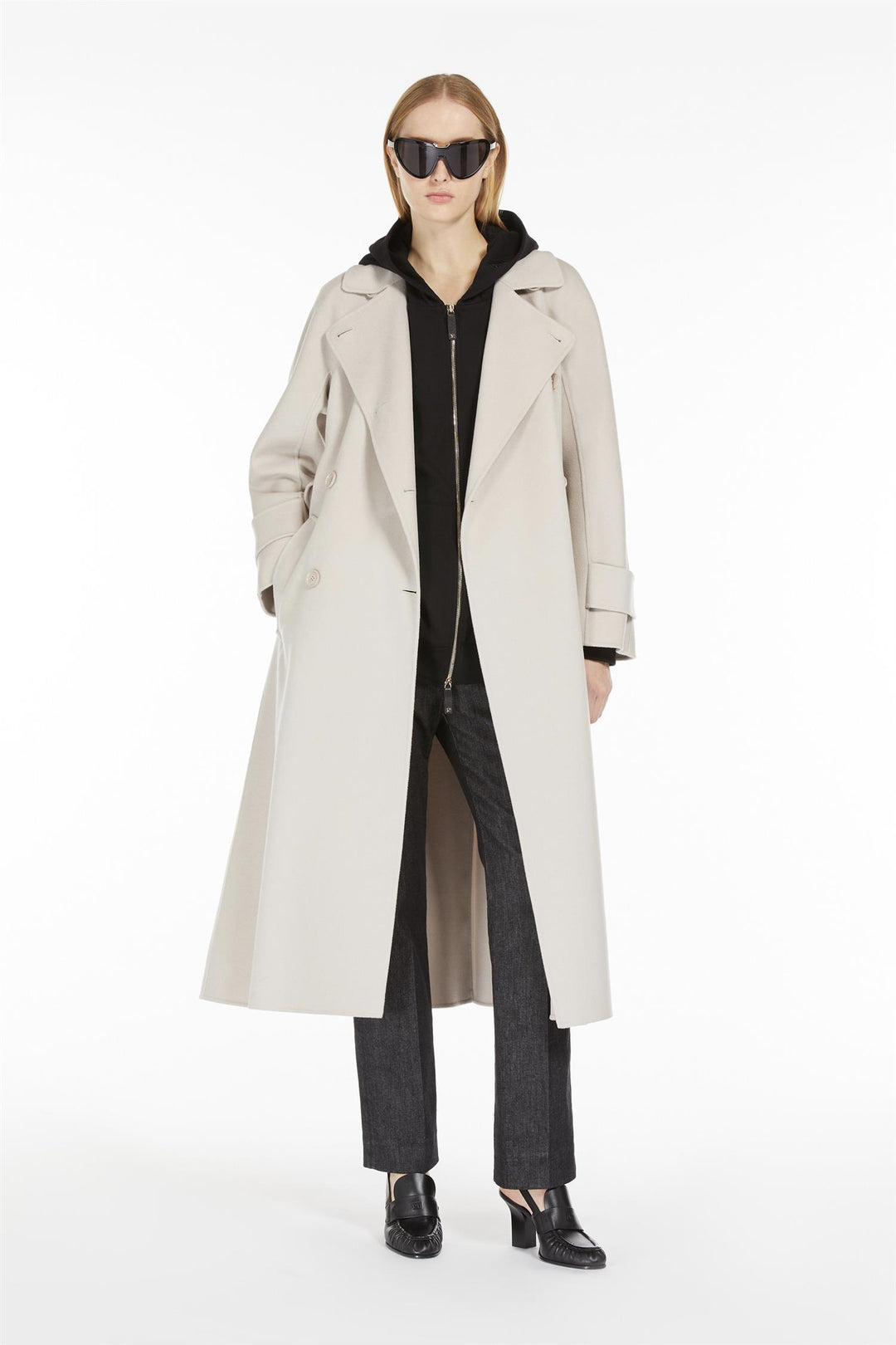 MAX MARA Hester Wool Trench Coat - Dale