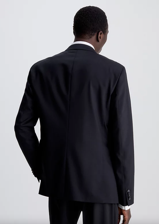CALVIN KLEIN - STRETCH WOOL SLIM SUIT BLAZER - Dale