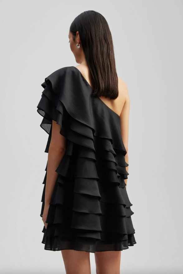 BY MALINA AMIE ONE-SHOULDER MINI DRESS - Dale