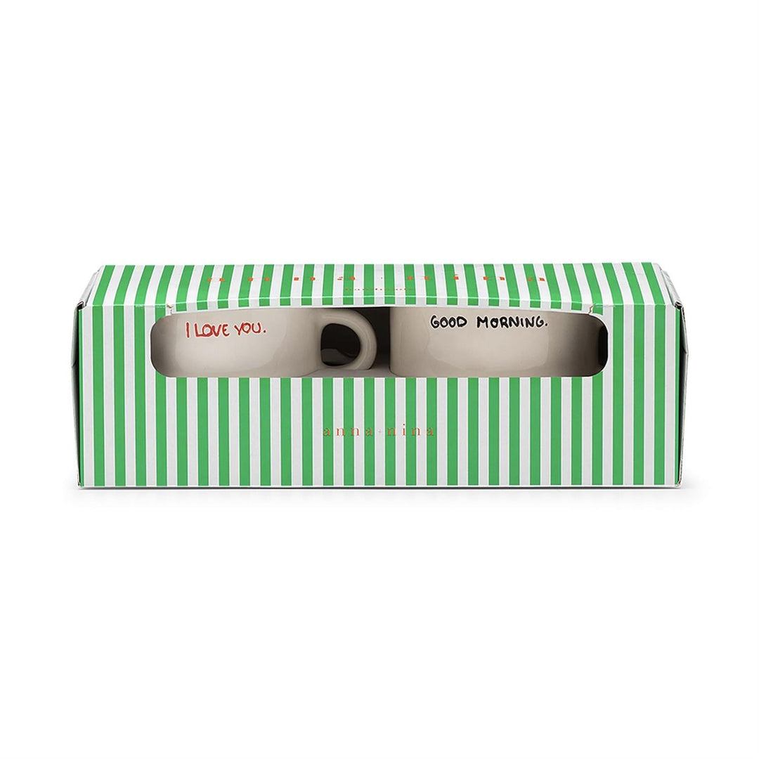 ANNA+NINA Perfect Morning Mug - Set of 2 - Dale