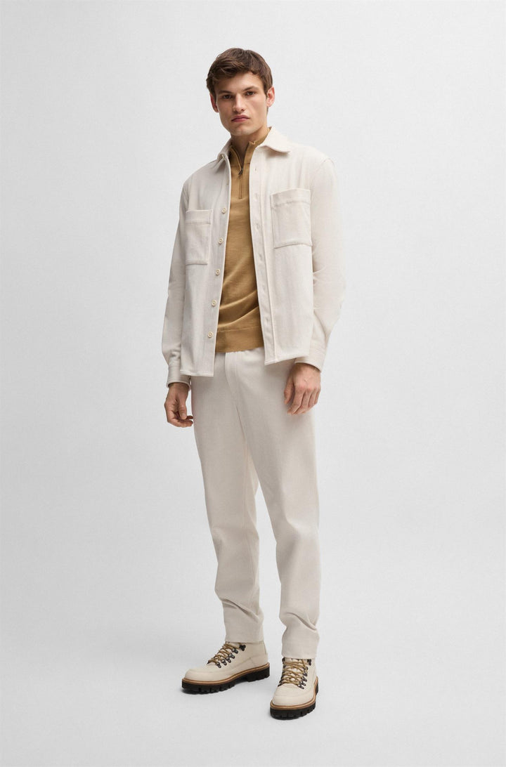 BOSS Ebenji Half Zip Medium Beige - Dale