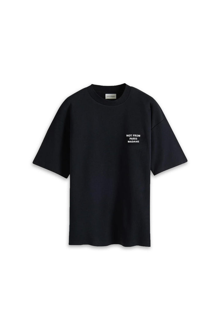 Drôle de Monsieur Le T-shirt Slogan Black - Dale