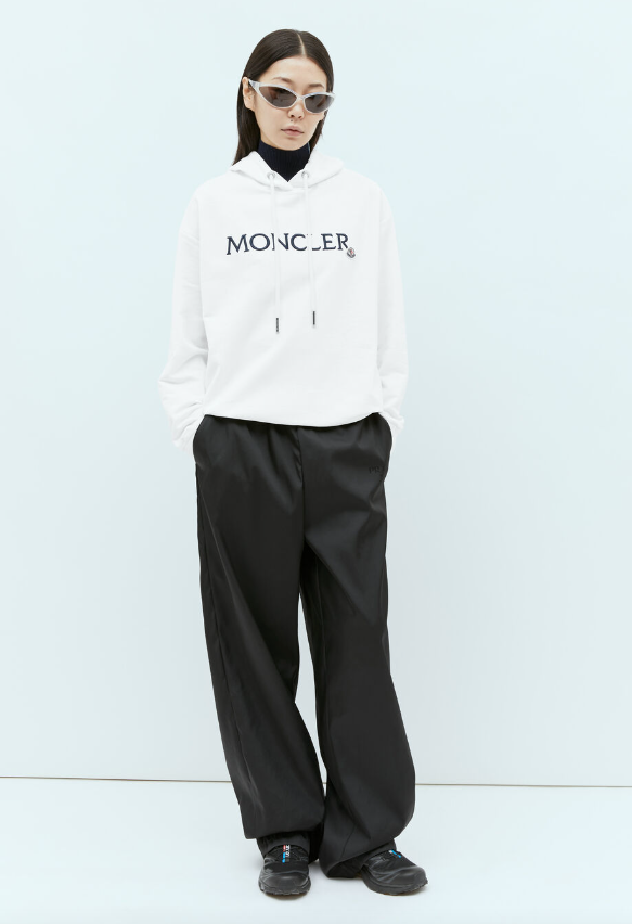 MONCLER Embroidered Logo Hooded Sweatshirt - Dale