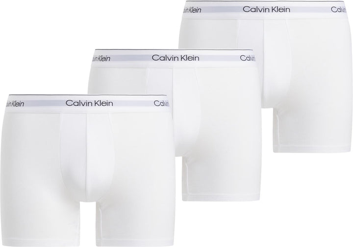 CALVIN KLEIN UNDERWEAR BOXER BRIEF 3PK WHITE - Dale