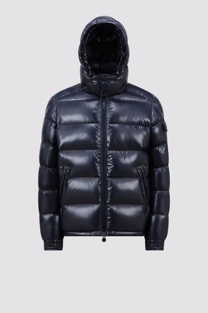 MONCLER Maya Short Down Jacket Night Blue - Dale