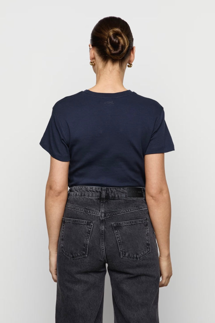 CAMILLA PIHL DENIM Ember Tee Navy - Dale