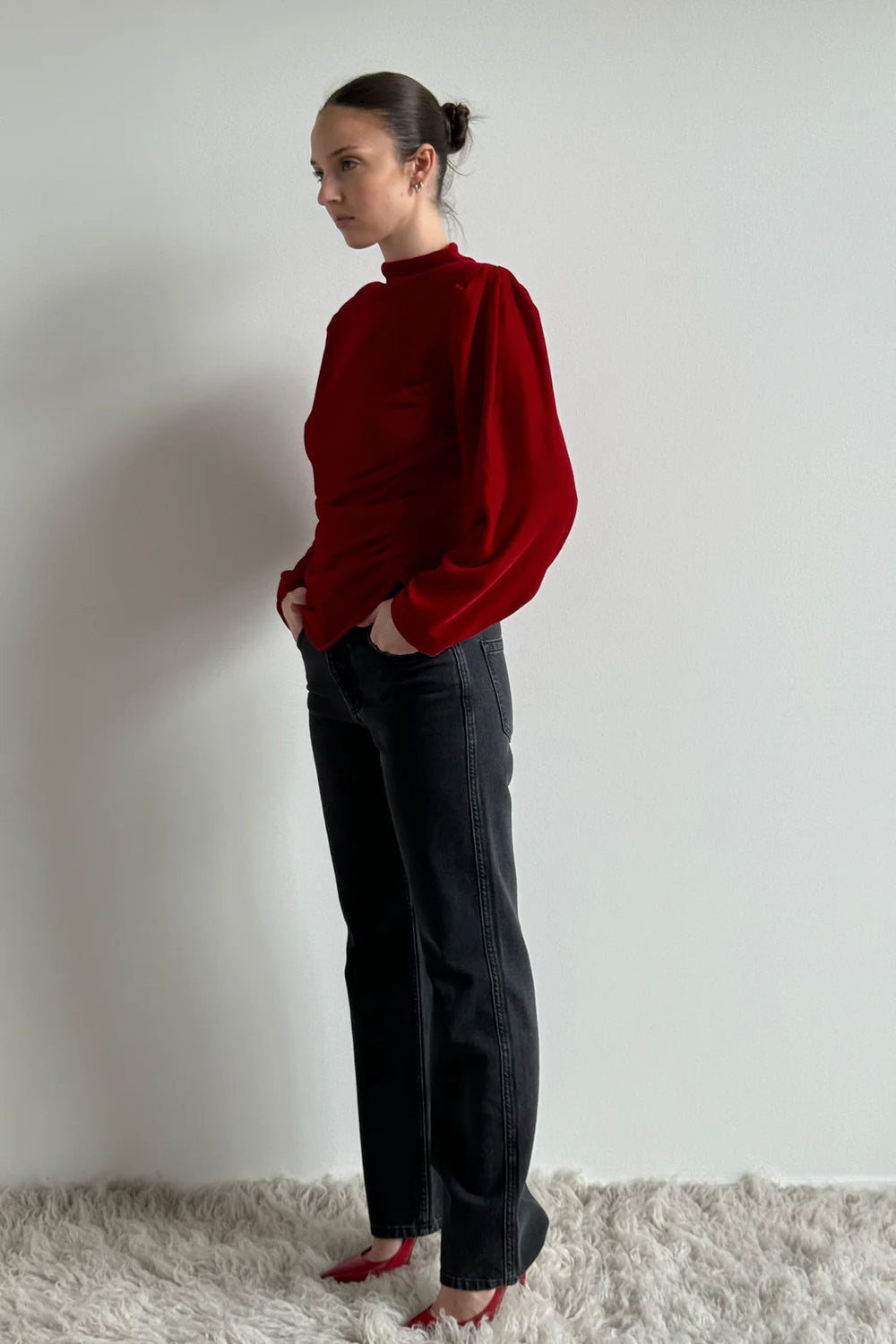 ENVELOPE 1976 Jet top Velvet Red - Dale