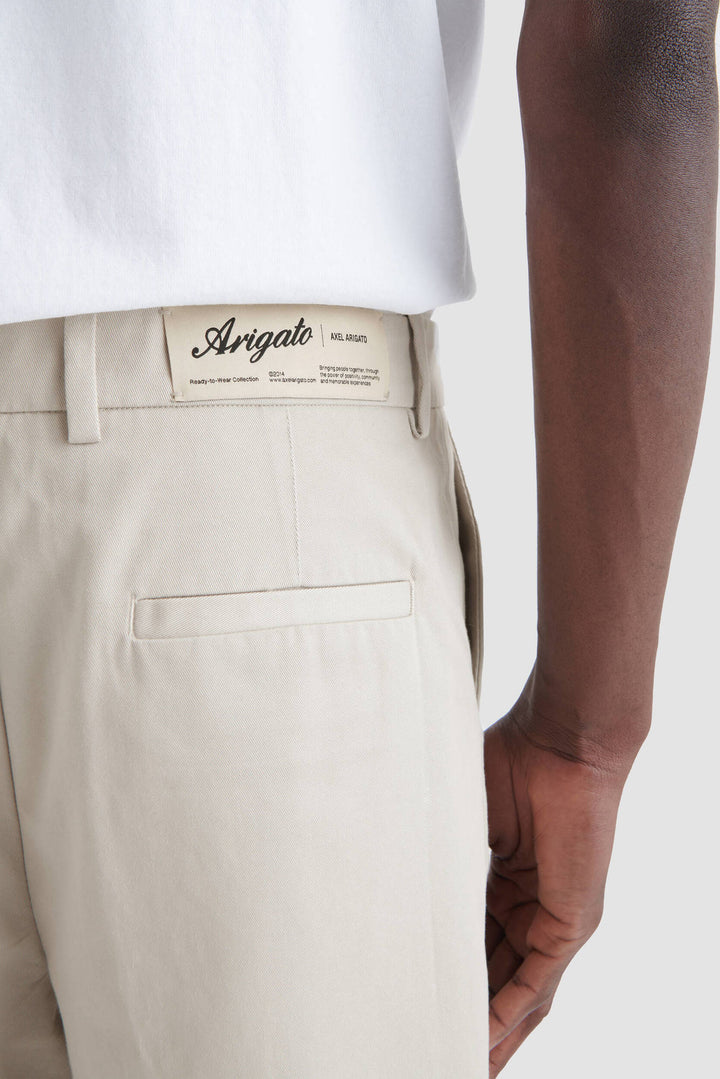 AXEL ARIGATO Serif Trouser Pale Beige - Dale