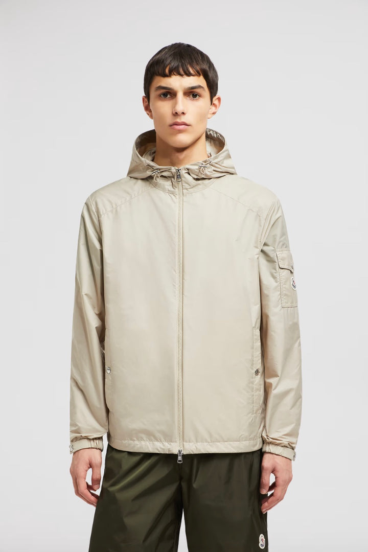 MONCLER Etiache Hooded Rain Jacket Beige - Dale