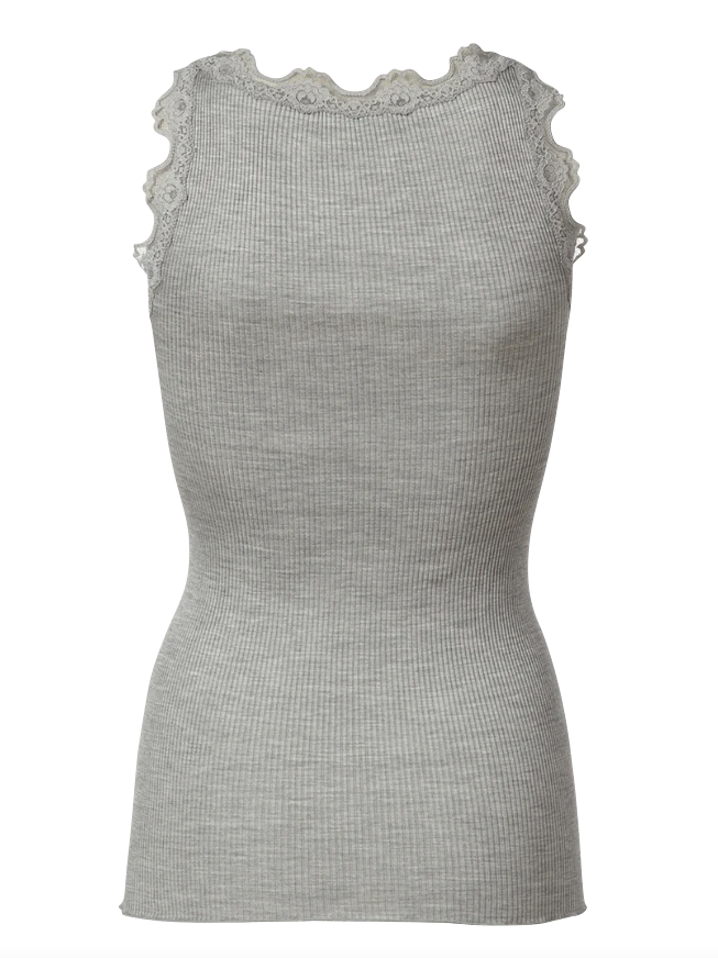 ROSEMUNDE CLASSIC SILK TOP W/LACE - Dale