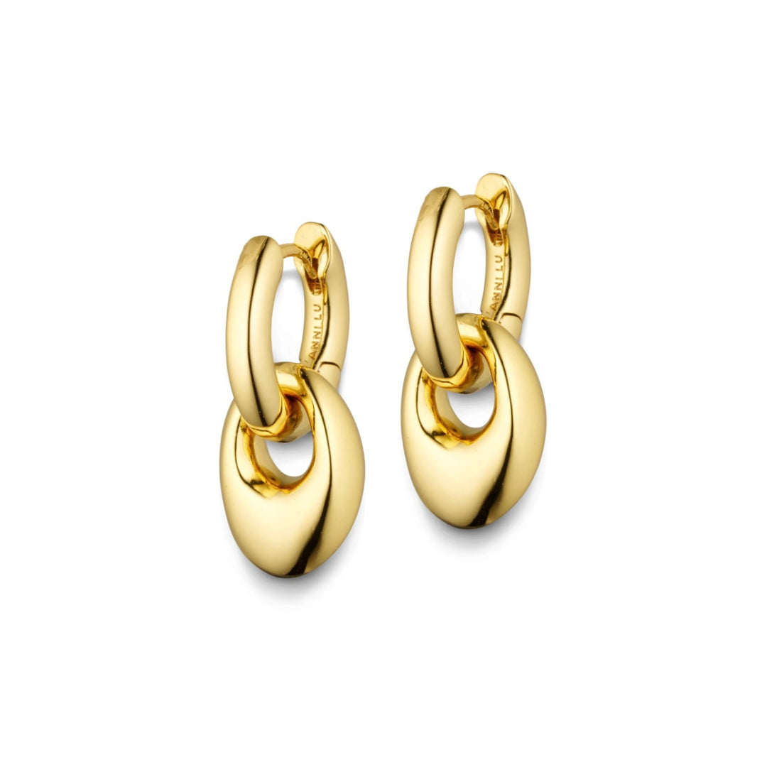 ANNI LU Petit Pebble Hoop - Dale