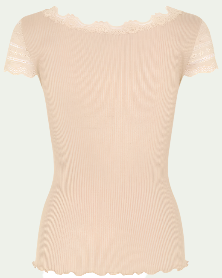 ROSEMUNDE Benita silk t-shirt Cacao - Dale
