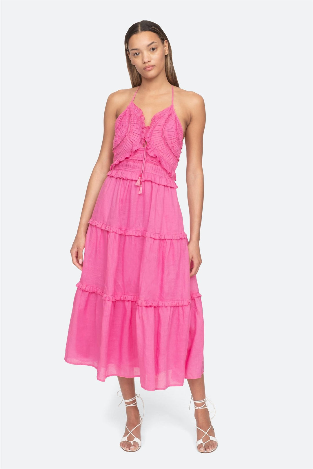 SEA NEW YORK COLE HALTERNECK DRESS PINK - Dale