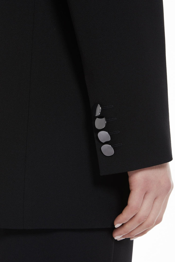 MAX MARA Titty Crepe Wool Blazer - Dale