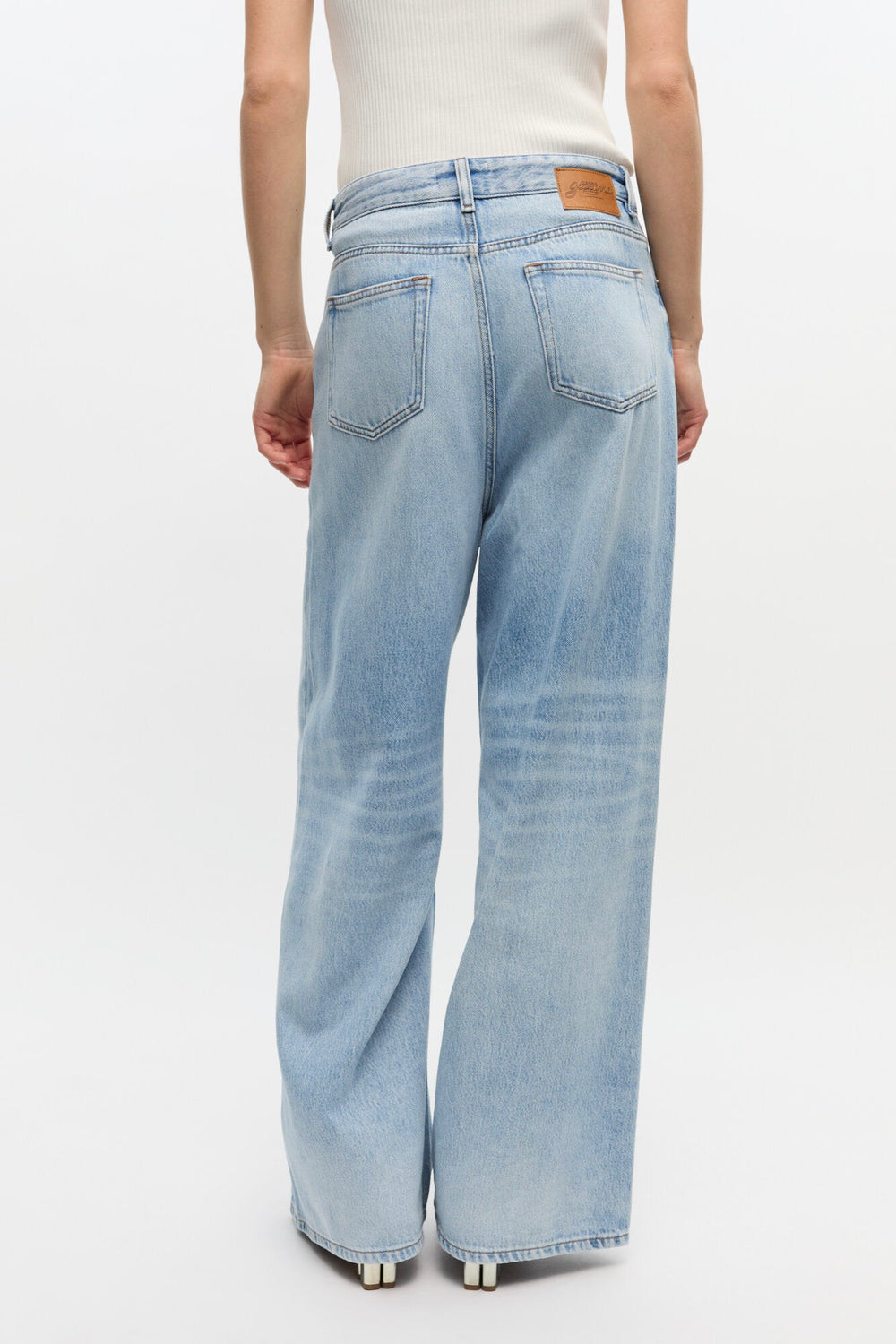 GANNI Light Blue Baggy Jeans - Dale