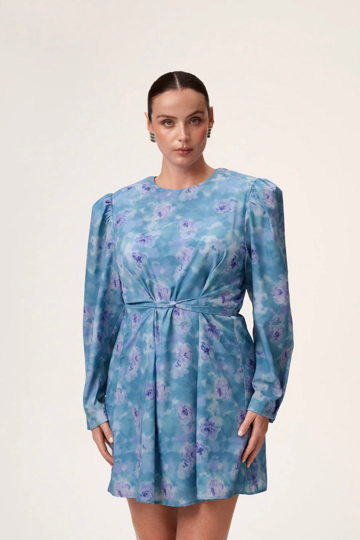 ADOORE Cannes Mini Dress Dusty Blue - Dale