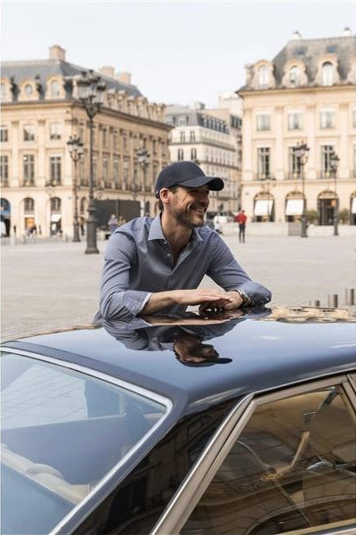 VARSITY HEADWEAR Linen Cap Deep Sea Navy - Dale