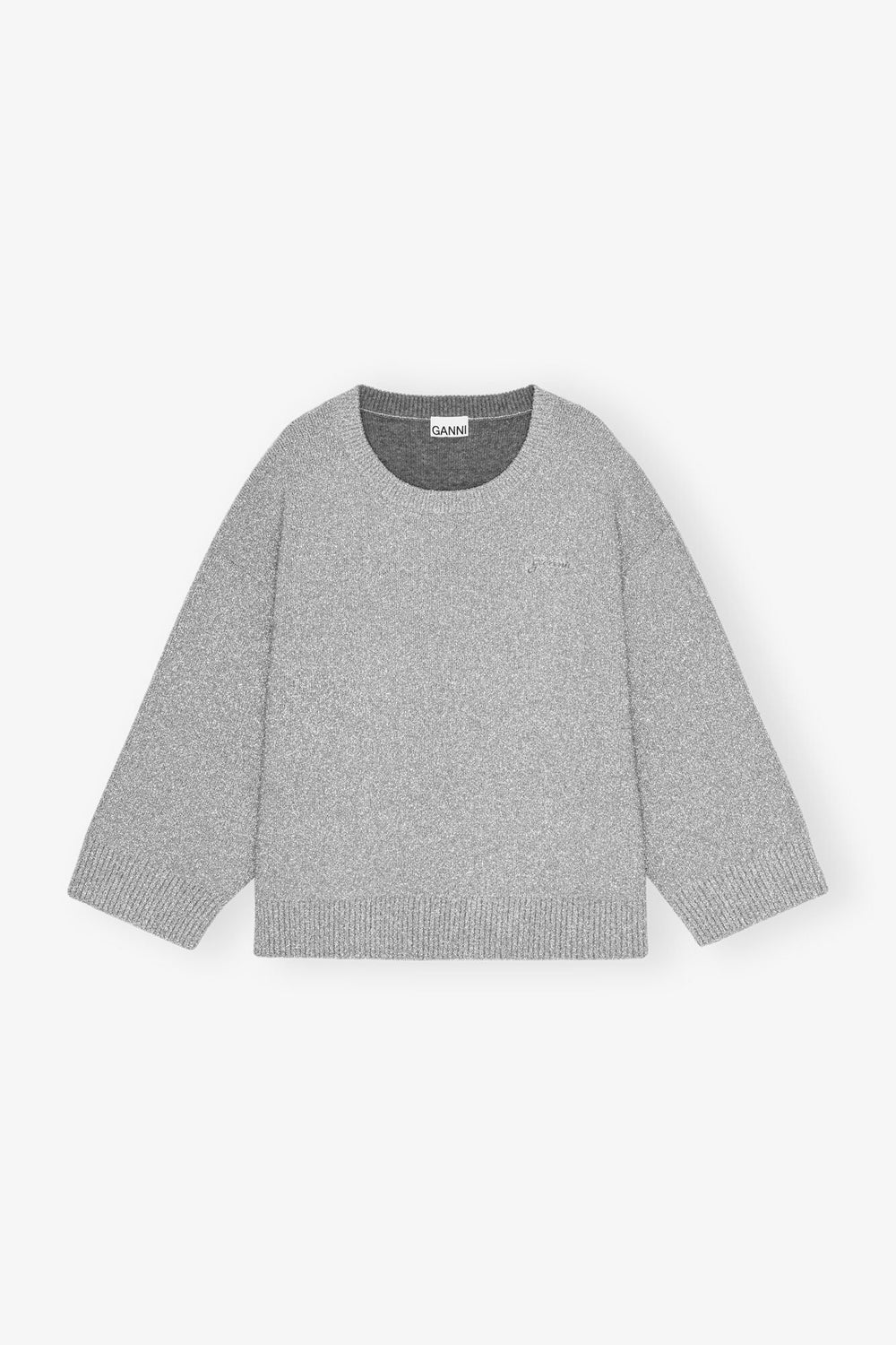 GANNI Sparkle Doubleface O-Neck - Dale