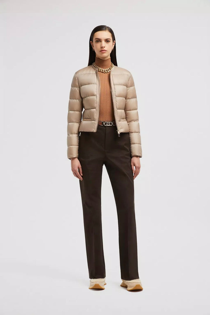 MONCLER Laurine Short Down Jacket Stone - Dale