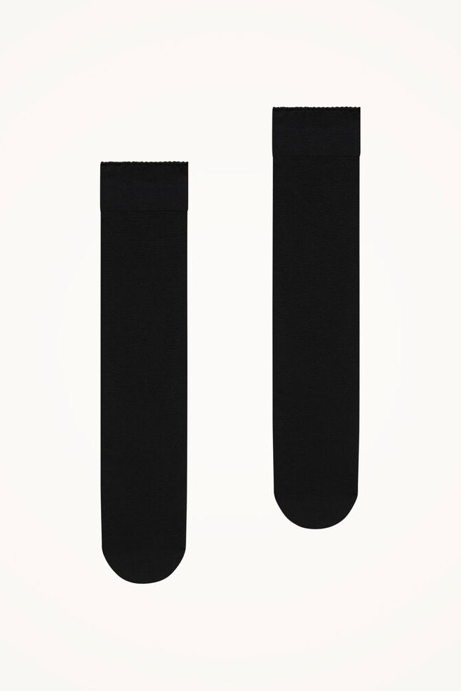 WOLFORD Velvet De Luxe 50 Knee-Highs Black - Dale