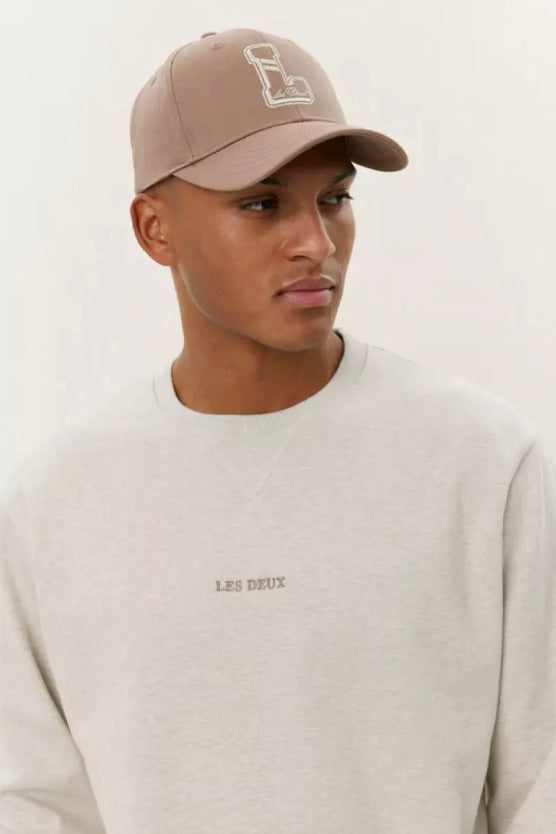 LES DEUX Dexter Sweatshirt Ivory Melange - Dale