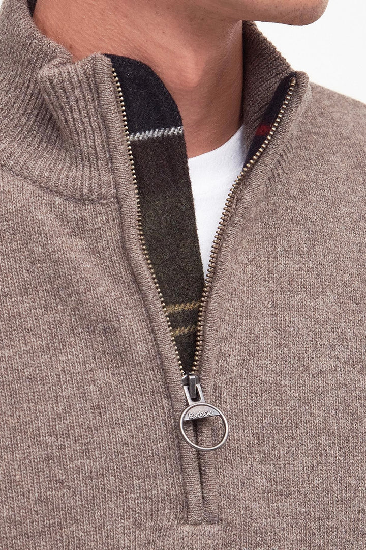BARBOUR Holden Half Zip Military Marl - Dale