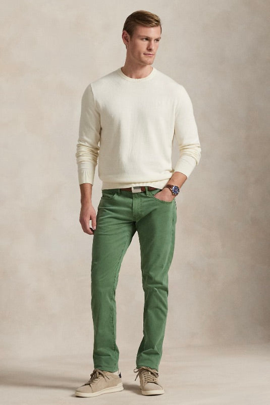 POLO RALPH LAUREN Cotton-Cashmere Crewneck Jumper Cream - Dale
