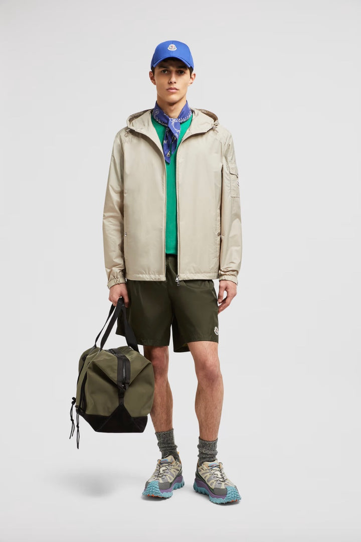 MONCLER Etiache Hooded Rain Jacket Beige - Dale