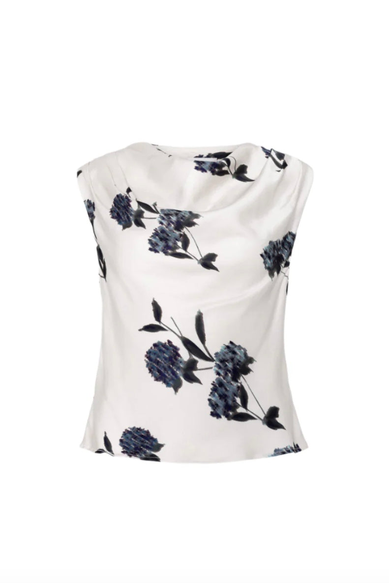 CAMILLA PIHL Haidi Top Cream Hydra Print - Dale