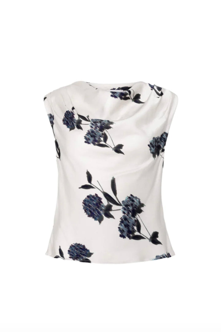 CAMILLA PIHL Haidi Top Cream Hydra Print - Dale