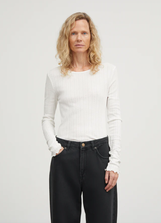 SKALL studio EDIE BLOUSE OFFWHITE - Dale