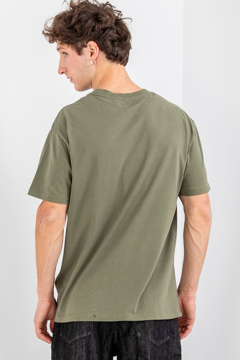 REPLAY Sartoriale Crew-Neck Jersey Tshirt Pistachio - Dale