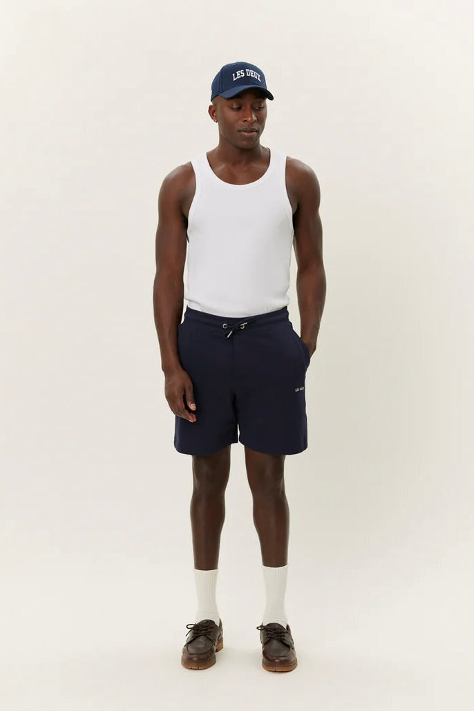 LES DEUX Dexter Sweatshorts Dark Navy - Dale